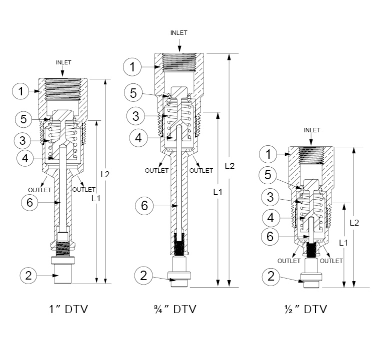 DTV line drawings with callouts 2 - DTV