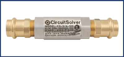 ThermOmegaTech Plumbing Products - Circuit Solver CS-PP Balancing Valve CircuitSolver® with ProPress®
