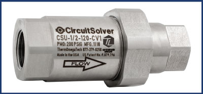 Circuit Solver CSU Balancing Valve CSU CircuitSolver Union Assembly Self-actuating thermostatic balancing valve