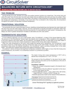 Balancing the Return Line with CircuitSolver